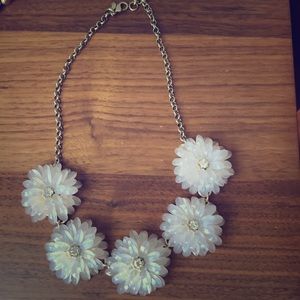 J Crew Factory flower necklace
